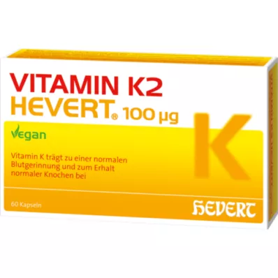 VITAMIN K2 HEVERT 100 μg capsules, 60 st