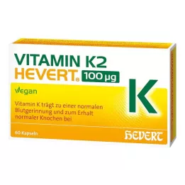 VITAMIN K2 HEVERT 100 μg capsules, 60 st