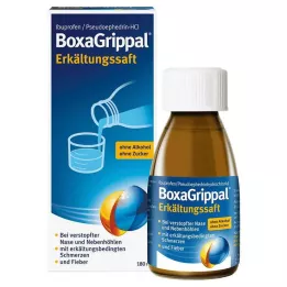 BoxaGrippal koud sap 200 mg/10 ml + 30 mg/10 ml, 180 ml