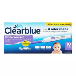 CLEARBLUE Ovulatietest gevorderd & digitaal, 10 stuks