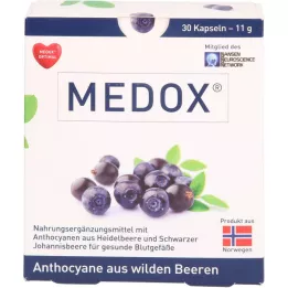 MEDOX Anthocyanen uit wilde bessen capsules, 30 stuks