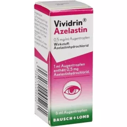 VIVIDRIN Azelastine 0,5 mg/ml oogdruppels, 6 ml