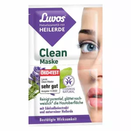 LUVOS Healing Earth Clean Mask Natuurlijke Cosmetica, 2X7.5 ml