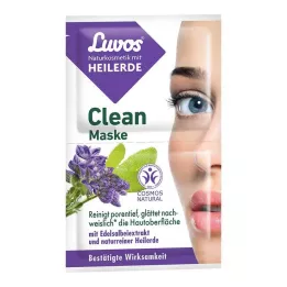 LUVOS Healing Earth Clean Mask Natuurlijke Cosmetica, 2X7.5 ml