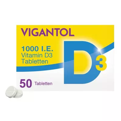 Vigantol 1.000 IE vitamine D3-tabletten, 50 stuks
