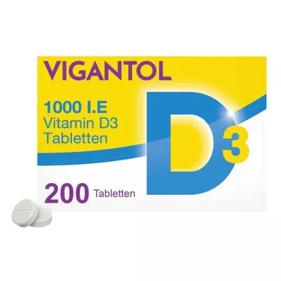 [1.000 i.U. vitamine D3 tabletten, 200 st
