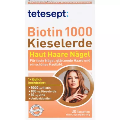 TETESEPT Biotine 1000 silica filmomhulde tabletten, 30 stuks