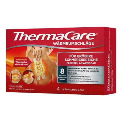 THERMACARE voor grotere pijngebieden, 4 stuks THERMACARE voor grotere pijngebieden, 4 stuks