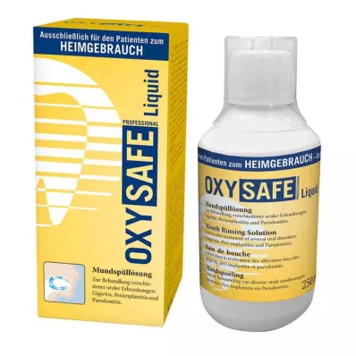 OXYSAFE Vloeibaar Prof. Mondwater Tandartsversie, 250 ml OXYSAFE Vloeibaar Prof. Mondwater Tandartsversie, 250 ml