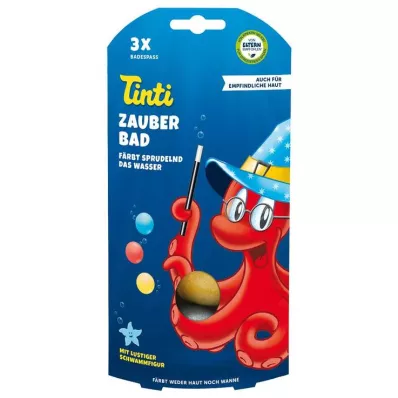 Tinti Magic Bath-verpakking met 3 displaykommen, 3X40 g Tinti Magic Bath-verpakking met 3 displaykommen, 3X40 g