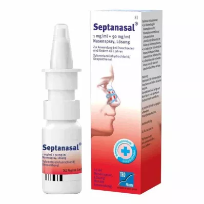 Septanasal® 1 mg/ml+50 mg/ml neusspray, 10 ml