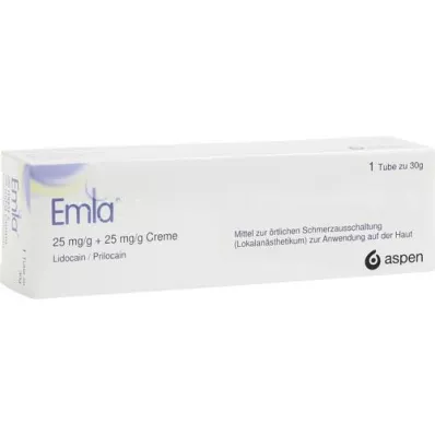 EMLA 25 mg/g + 25 mg/g crème, 30 g