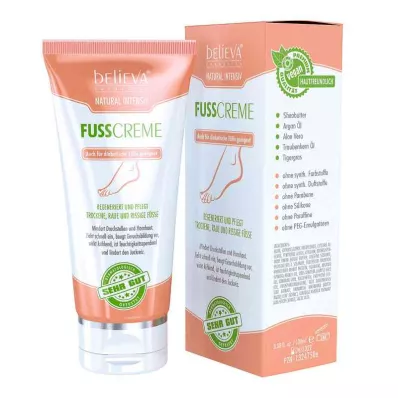 Believa Natuurlijke Intensieve Voetverzorgingscrème (100 ml)