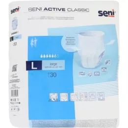 SENI Active Classic Incontinentieslips Wegwerp L, 30 stuks