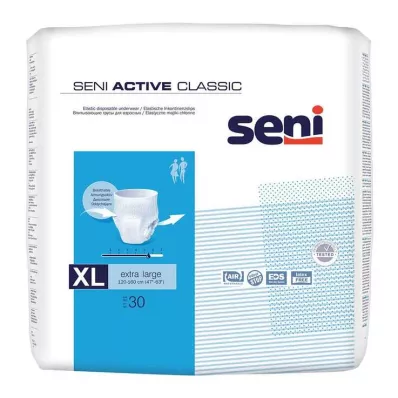 Seni Active Classic incontinentieslips enkele ext.groot, 30 st Seni Active Classic incontinentieslips enkele ext.groot, 30 st