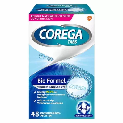 COREGA Tabbladen Bioformula, 48 stuks COREGA Tabbladen Bioformula, 48 stuks