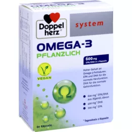 DOPPELHERZ Omega-3 plantaardige systeemcapsules, 60 stuks