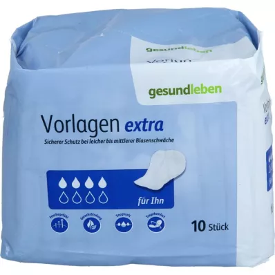 GESUND LEBEN Sjablonen mannen extra, 10 stuks