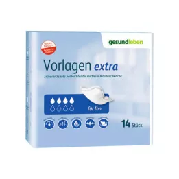 Gezond leven-sjablonen voor mannen extra, 10 stuks