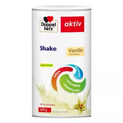 DOPPELHERZ Gewichtsverliesshake vanillepoeder, 500 g DOPPELHERZ Gewichtsverliesshake vanillepoeder, 500 g