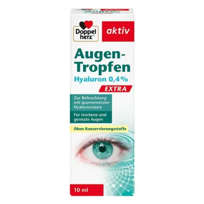 Doppelherz Oogdruppels Hyaluronzuur 0,4% Extra, 10 ml