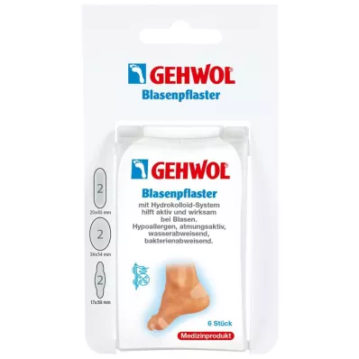 GEHWOL Blaarpleister assorti, 6 stuks