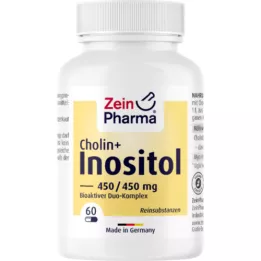 CHOLIN-INOSITOL 450/450 mg per plantaardige capsule, 60 st