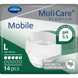 MOLICARE Premium Mobile 5 druppels maat L, 14 stuks
