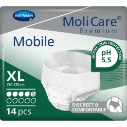 MOLICARE Premium Mobile 5 druppels maat XL, 14 stuks