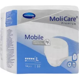 MOLICARE Premium Mobile 6 druppels maat L, 14 stuks