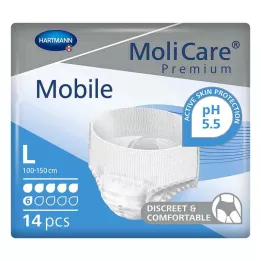 MOLICARE Premium Mobile 6 druppels maat L, 14 stuks