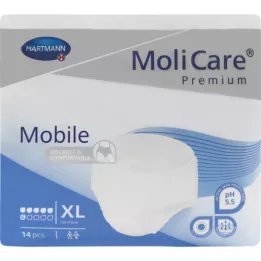 MOLICARE Premium Mobile 6 druppels maat XL, 14 stuks
