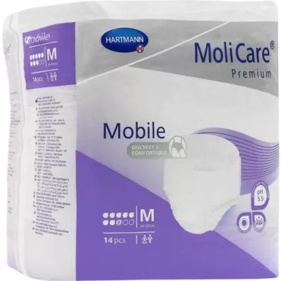 MOLICARE Premium Mobile 8 druppels maat M, 14 stuks