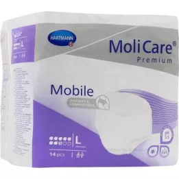 MOLICARE Premium Mobile 8 druppels maat L, 14 stuks