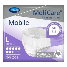 MOLICARE Premium Mobile 8 druppels maat L, 14 stuks