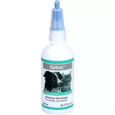 EPIBAC alkalische oorreiniger voor honden/katten, 100 ml