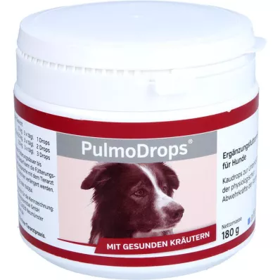 PULMODROPS Aanvullende kauwdruppels voor honden, 180 g