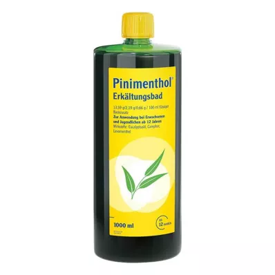 PINIMENTHOL Koud bad vanaf 12 jaar, 1000 ml PINIMENTHOL Koud bad vanaf 12 jaar, 1000 ml