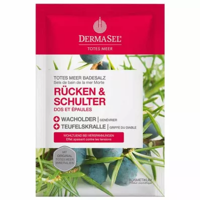 DERMASEL Dode Zee badzout rug & Schouder, 80 g DERMASEL Dode Zee badzout rug & Schouder, 80 g
