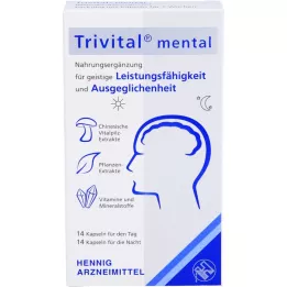 TRIVITAL mentale capsules, 28 stuks