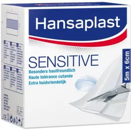 HANSAPLAST Gevoelig gips 6 cmx5 m rol, 1 st