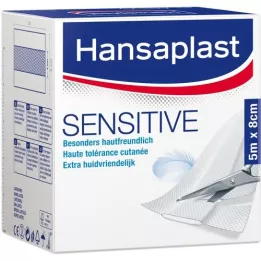 HANSAPLAST Gevoelig gips 8 cmx5 m rol, 1 st