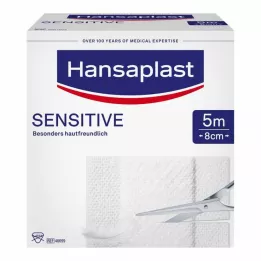 HANSAPLAST Gevoelig gips 8 cmx5 m rol, 1 st