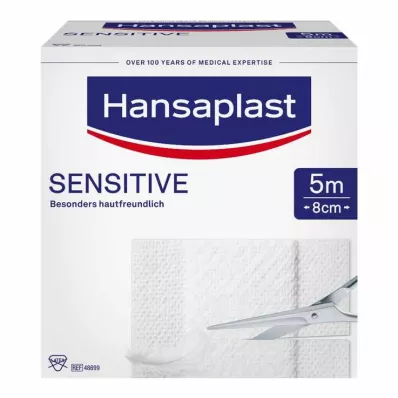 HANSAPLAST Gevoelig gips 8 cmx5 m rol, 1 st HANSAPLAST Gevoelig gips 8 cmx5 m rol, 1 st