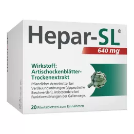 HEPAR-SL 640 mg filmomhulde tabletten, 20 st