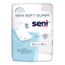 SENI Soft Super bedbeschermingskussen 90x60 cm, 5 stuks