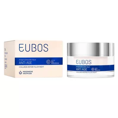 EUBOS ANTI-AGE Hyaluron Repair Filler Nachtcrème, 50 ml