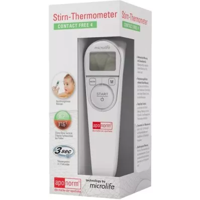 APONORM Koortsthermometer voorhoofd Contact-Vrij 4, 1st