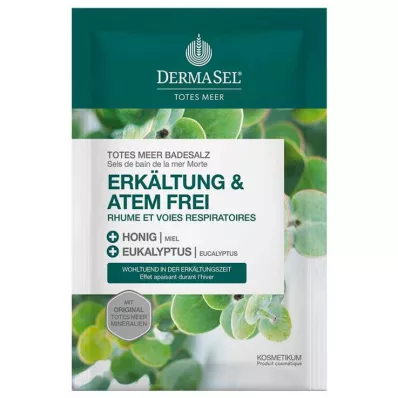 DERMASEL Dode Zee Badzout Koud & Adem Vrij, 80 g DERMASEL Dode Zee Badzout Koud & Adem Vrij, 80 g