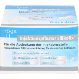 INJEKTIONSPFLASTER Silikofix 2x4 cm Höga, 100 stuks